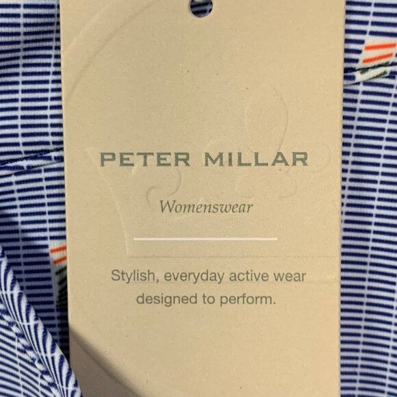 Peter Millar Alice Petal Hem Skort XS Active Skirt Blue Golf Tennis Athleisure - Picture 8 of 12